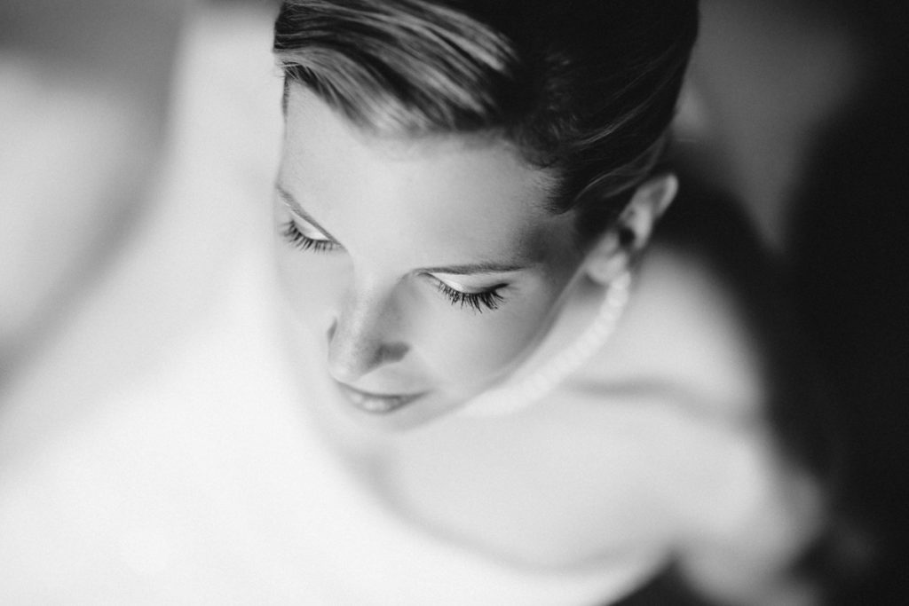 bride close up overhead black and white natural light Wellington rainy day wedding