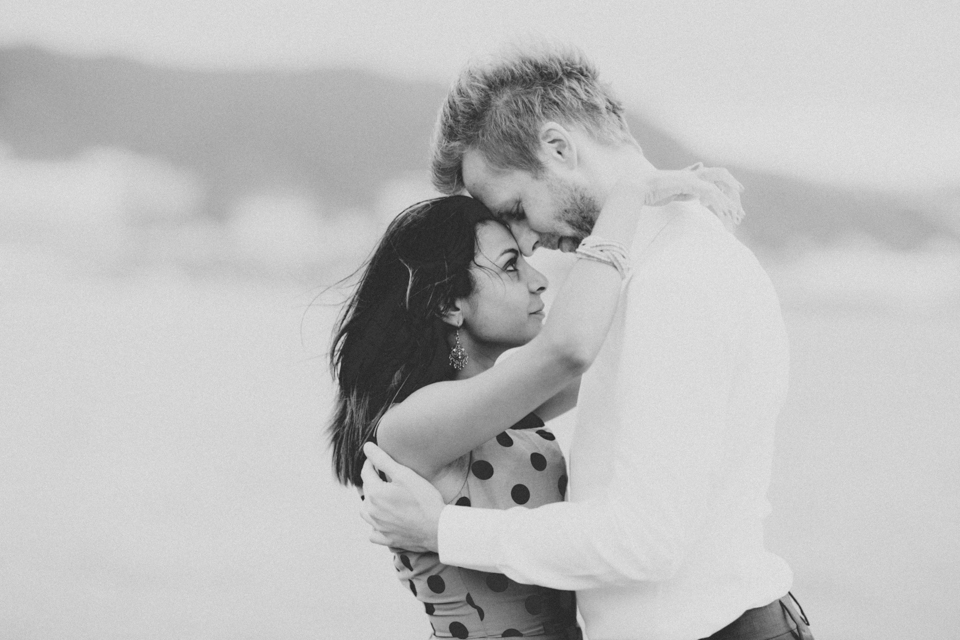 Stormy Wellington Waterfront Engagement Photography